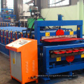 New Roof Use Double Layer Corrugated Trapezoidal Profile Steel Roofing Sheet roll forming machine